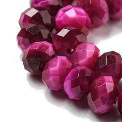 Природных тигровый глаз бисер нитей G-K351-B07-02