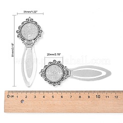 Тибетском стиле сеттинги закладки кабошон&nbsp;LS-X-TIBE-S157-AS-NR