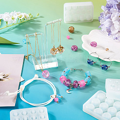 4шт 4 стиля силиконовые Молды для бусин своими руками&nbsp;SIMO-TA0001-15