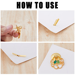 16 шт. 4 стиля ручек для ящиков из цинкового сплава с эмалью FIND-GF0005-47