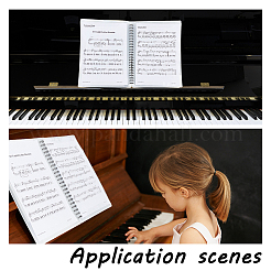 Пластиковая папка для пианино&nbsp;AJEW-WH0248-188A