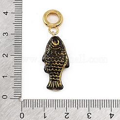 Ciondoli pendenti europei in ottone&nbsp;KK-CBA217A-07G-02
