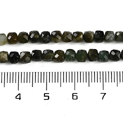 Бусы из натурального зеленого турмалина G-P553-E04-03