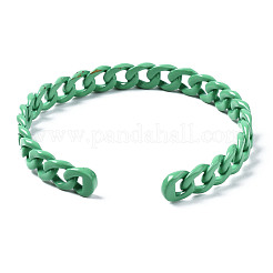 Латунные браслеты-манжеты BJEW-Q700-001C