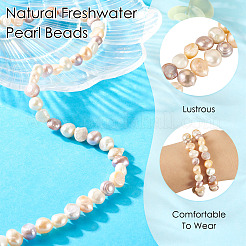 1 нить бусин из натурального культивированного пресноводного жемчуга PEAR-TA0001-17