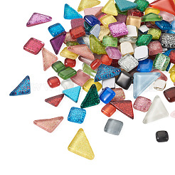 240шт 2 стиля прозрачных стеклянных кабошонов GLAA-EL0001-02F