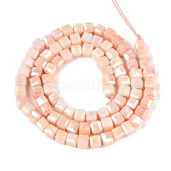 Антикоррозийные гальванические стеклянные бусины&nbsp;GLAA-T025-4mm-10J