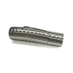 Column Stainless Steel Bayonet Clasps, Stainless Steel Color, 30x8mm, Hole: 6mm
