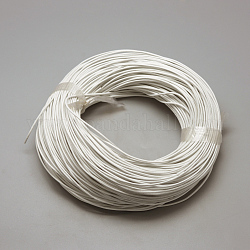 Cuerdas de cuero pintadas en aerosol, blanco, 2.0mm, Aproximadamente 100 yardas / paquete (300 pies / paquete)