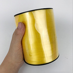 Cinta de globos, cinta que se encrespa, para la decoración del partido, amarillo, 1/4 pulgada (5 mm), aproximamente 500yards / rodillo (457.2 m / rollo)