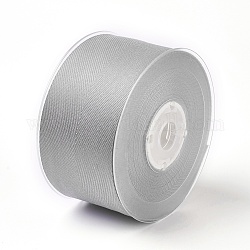 Cinta de rayón y algodón, cinta de sarga, cinta de espiga, gris oscuro, 1-1/2 pulgada (38 mm), aproximamente 50yards / rodillo (45.72 m / rollo)
