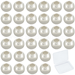 1 коробка, 50 шт., бусины из стерлингового серебра, круглые шарики, 3 мм, круглые бусины-разделители для браслета, ожерелья, ювелирных изделий, поделок