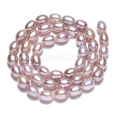 Нити из натурального культивированного пресноводного жемчуга PEAR-N012-06W-1