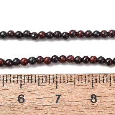 Природные брекчированных яшмы бисер нитей G-Z116-A15-2mm-1