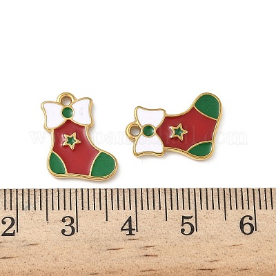 Подвески из нержавеющей стали 304 с эмалью STAS-L300-012G-40-1