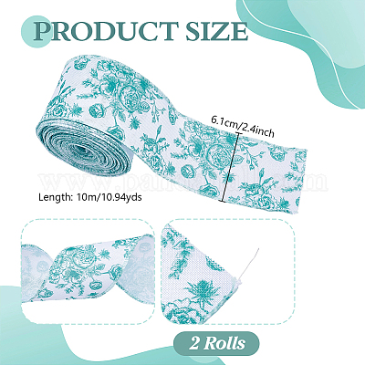 Полиэстер атласные ленты SRIB-WH0001-06A-1