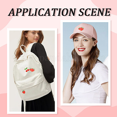 10 шт. 5 стиля эмалевых значков с изображением клубники и вишни JEWB-SC0001-76-1