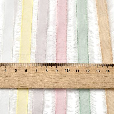 Наборы лент из полиэстера и нейлона с необработанными краями DIY-Z029-01C-1