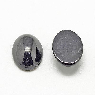 Натуральный черный камень кабошоны&nbsp;G-R415-18x25-46-1
