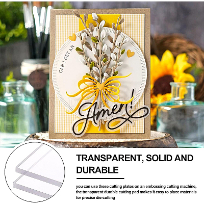 Прозрачные акриловые пластины DIY-WH0016-54C-1