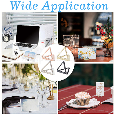 36 шт. 4-х цветные мини-железные держатели для карточек AJEW-CP0007-82-1