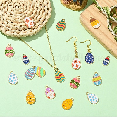 26шт 13 стиля подвески из сплава с эмалью FIND-YW0005-84-1