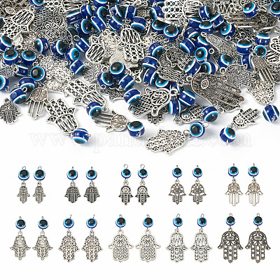100шт 10 стиля подвески из сплава в тибетском стиле FIND-TA0002-25-1
