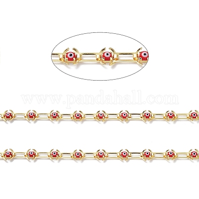 Стеклянные цепочки ручной работы от сглаза CHC-K014-06G-1