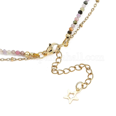 Подвеска в форме звезды из латуни с микропаве из кубического циркония NJEW-JN05467-1