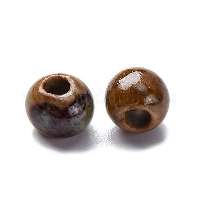 Фарфоровые бусины ручной работы PORC-D300-A22-1