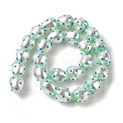 Запекаемые стеклянные бусины LAMP-Z014-02D-1