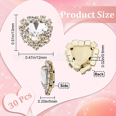 30шт шить на горный хрусталь RGLA-GF0001-13B-1