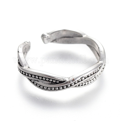 Регулируемые латунные кольца на мыске RJEW-EE0002-18AS-1