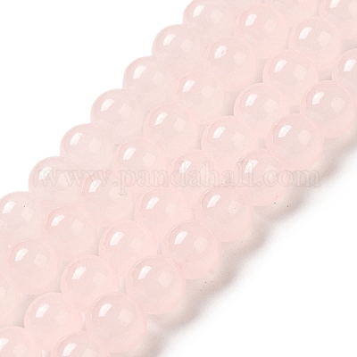 Выпечки окрашены имитация нефрита стекловолокна круглый шарик X1-DGLA-Q021-8mm-02-1