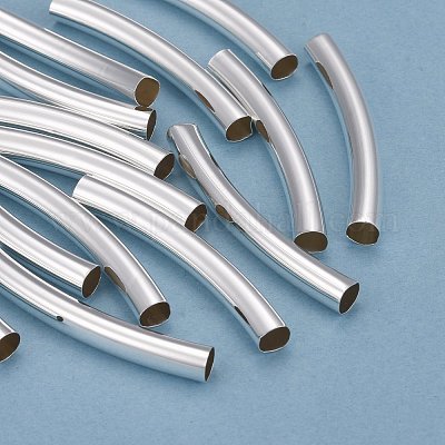 Бисера латунной трубки KK-Y003-90I-S-1