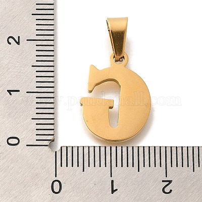 Подвески из нержавеющей стали 304 с ионным покрытием (IP) STAS-U035-01G-G-1