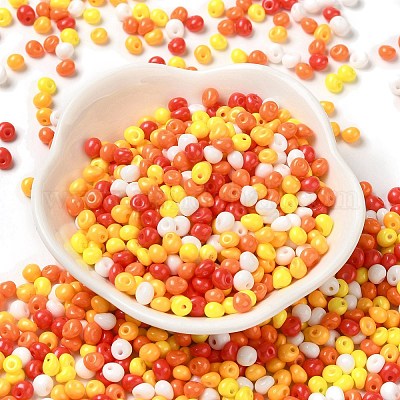 6/0 стеклянный бисер непрозрачной краски для выпечки&nbsp;X1-SEED-M012-02A-30-1