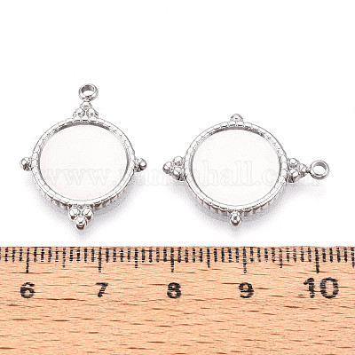 Оправы для подвесок из нержавеющей стали 304 в виде кабошонов STAS-T065-94P-1