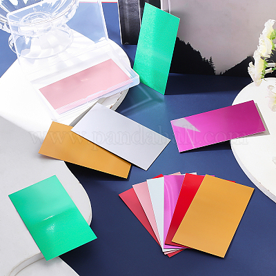 12 шт. 6-х цветная алюминиевая термопленка для рукоделия DIY-NB0006-47-1