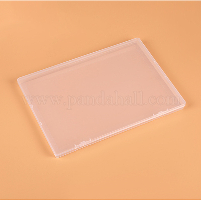 Прямоугольный полипропиленовый контейнер для хранения бусинок CON-F023-01-1