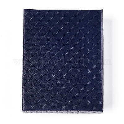 Шкатулки для драгоценностей из фактурного картона с ромбами CBOX-T006-01H-1