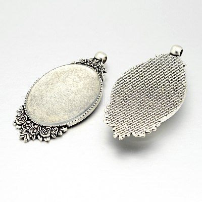 Сеттинги для кабошонов или кулона DIY-X0228-AS-1