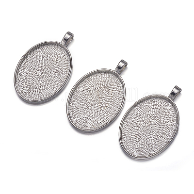 Сеттинги для кулона(кабошонов)&nbsp;X-PALLOY-A15657-N-NF-1