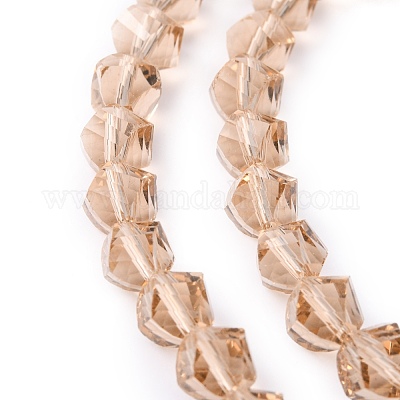 Стеклянные бусины&nbsp;GLAA-R042-8x8mm-27-1