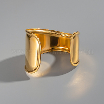 Браслеты-манжеты открытого типа из нержавеющей стали 304 OC0579-1