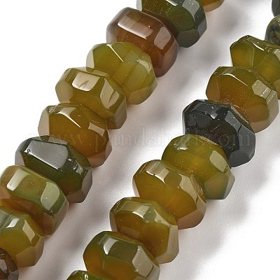 Природные Агат бисера нити G-K392-A05-1