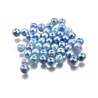 Для выпечки расписные жемчужные стеклянные жемчужные круглые бусины HY-XCP0001-25A-1