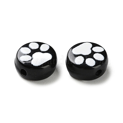 Непрозрачные акриловые бусины OACR-Z027-04B-02-1