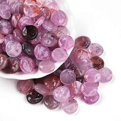 Прозрачные акриловые бусины TACR-T028-41D-1