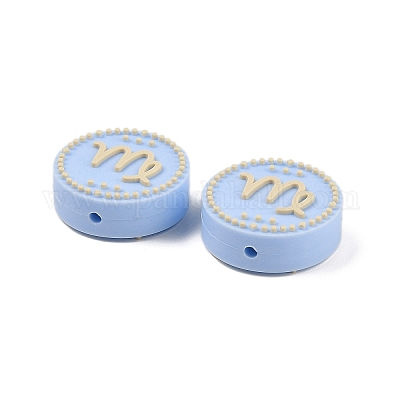 Фокальные бусины из пищевого силикона SIL-Z021-02F-1